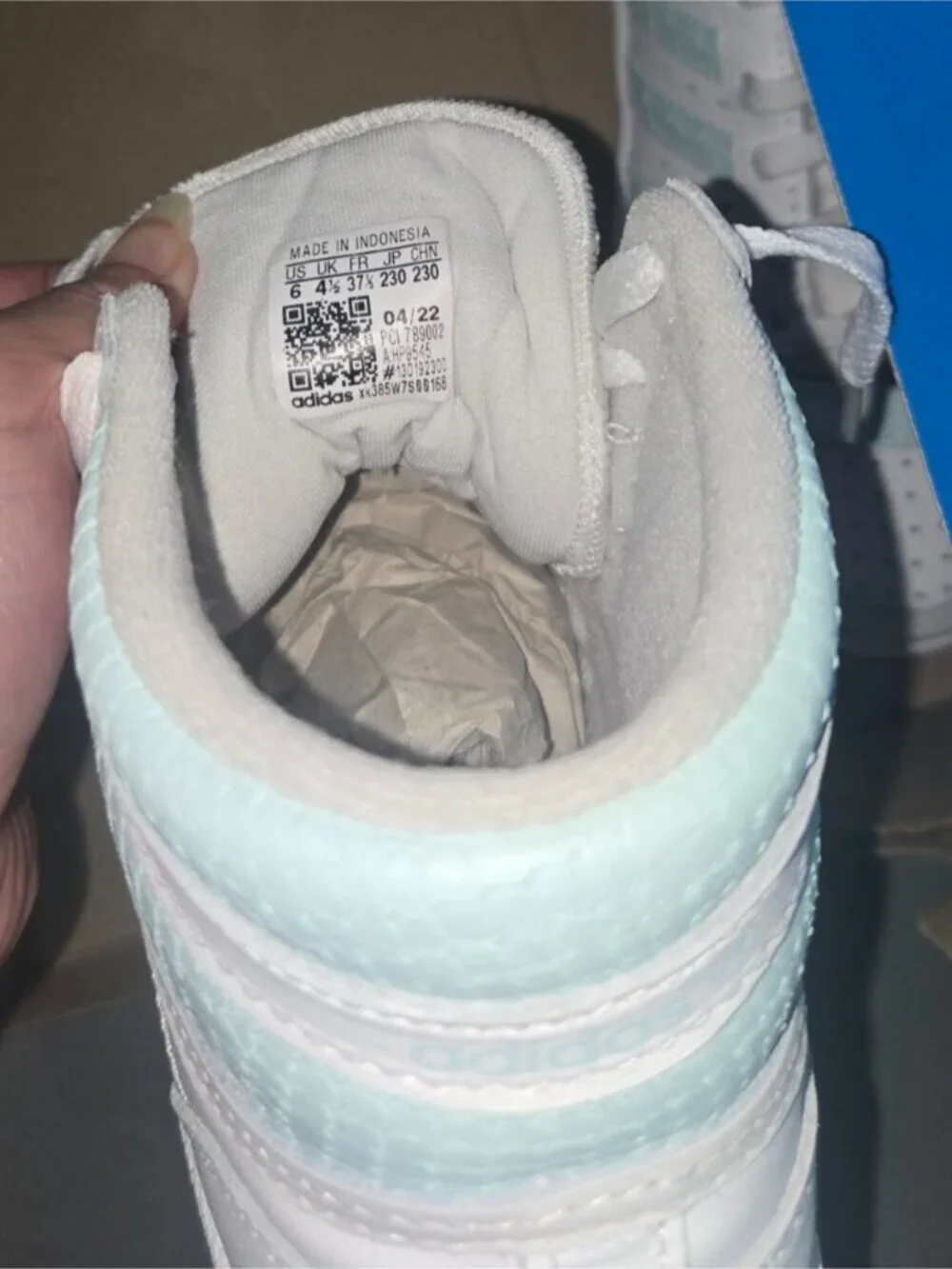Adidas Originals Top Ten Rb Casual Sneakers Snake Mint Blue White New in Box